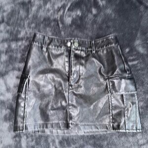 Windsor Faux Leather Mini Skirt